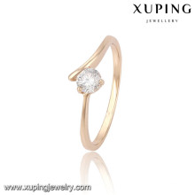 13809 Xuping novo design banhado a ouro anéis femininos